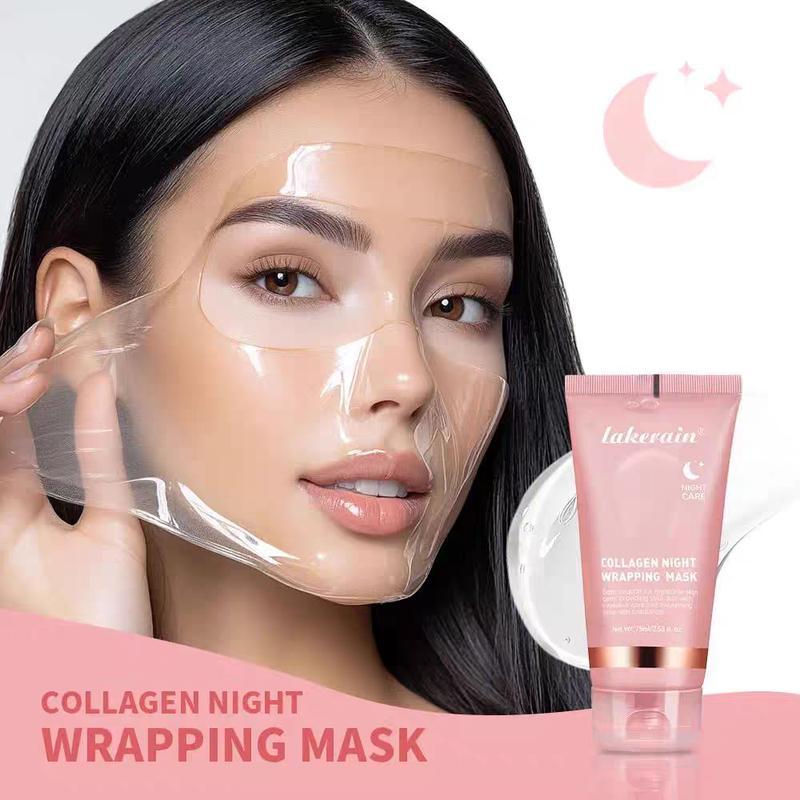 Collagen Night Tear firming Wrap mask, moisturizes and tightens skin, reduces relaxation, increases skin elasticity and hydration care.