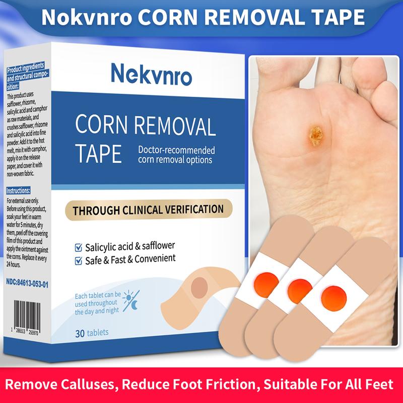 Nekvnro Corn patch 30 pieces of old callus, dead skin, callus, corn plaster, hand and foot corn patch care