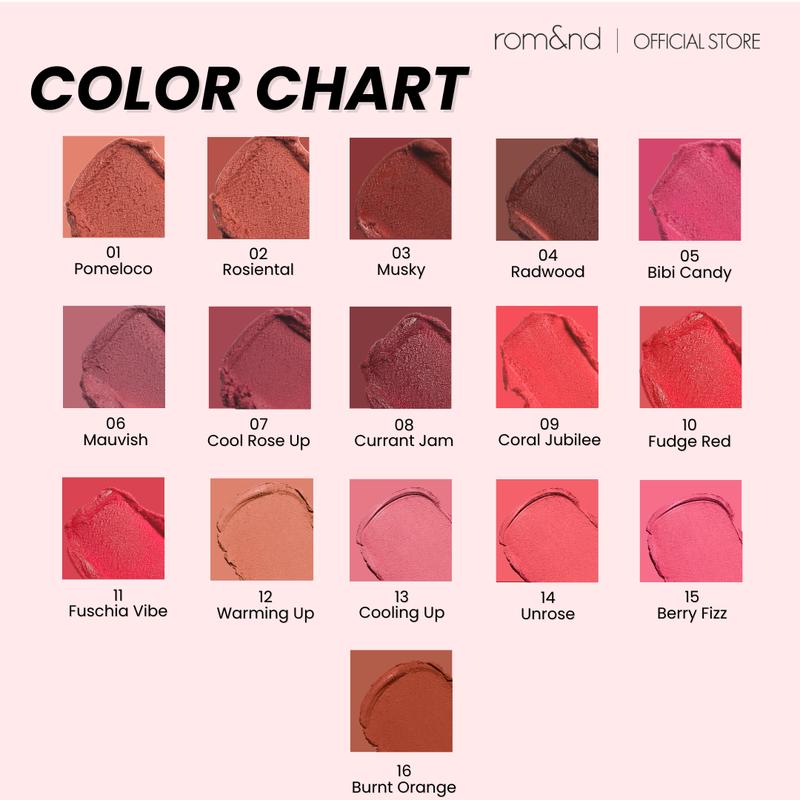 [rom&nd Official Shop] rom&nd Blur Fudge Tint 30g, Matte lipstick lipsatin matte finish long lasting Spreads Easily and Smoothly, korean lip tint