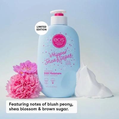 eos Shea Better Holiday Body Lotion – Whipped Shea & Sugar - 16  fl oz Body Care Coconut Comfort Fragrance Moisture Moisturizing Smooth Vanilla Apple Moisturize