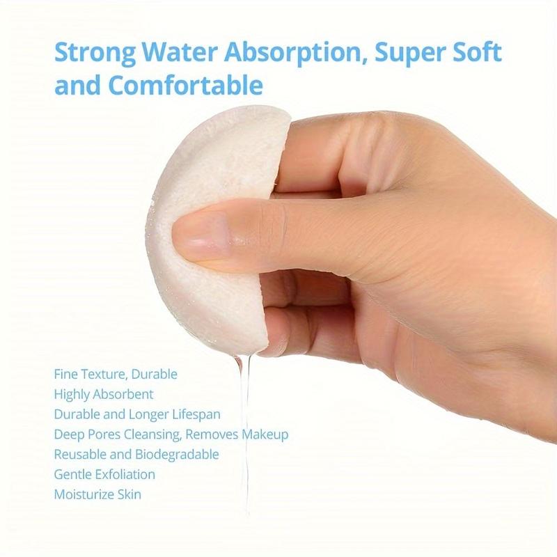 Compressed Facial Cleansing Sponges (10pcs set), Portable Travel Facial Cleansing Pad, Multi-use Sponge for Professional Makeup Removal, Exfoliator, Skin Massage