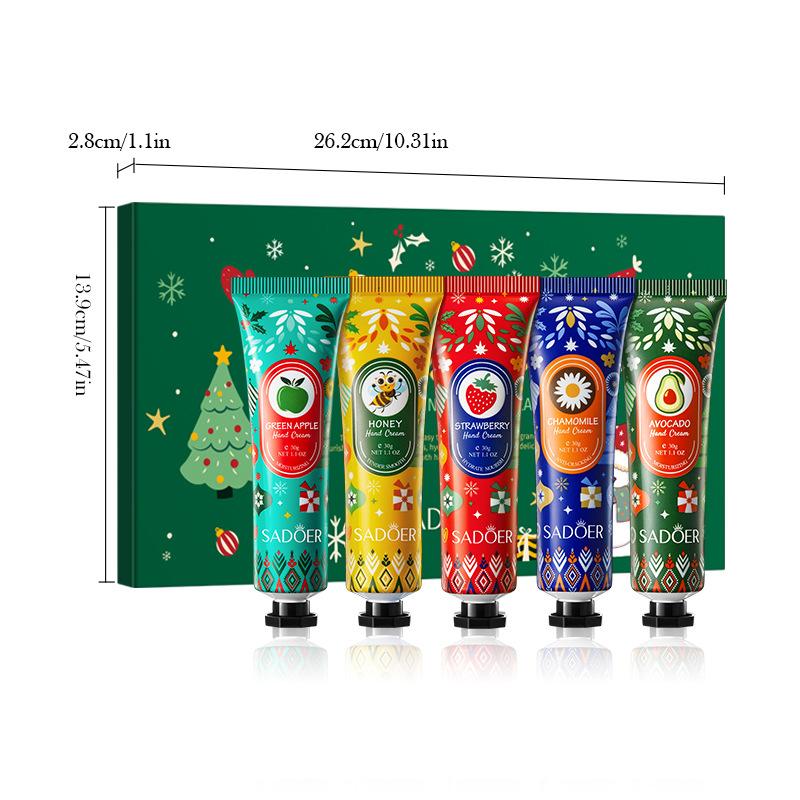 Christmas Gifts Hand Cream   Lipstick Set, Hand Lotion for Christmas Party Favors with Christmas , Valentine's Day Gifts, Hand Cream Christmas Gift