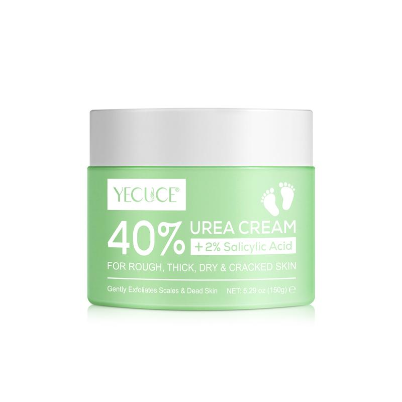 YECUCE Urea Cream 40% with 2% Salicylic Acid, Urea Cream for Feet, Foot Repair Lotion,  Aloe Jojoba，Deeply Moisturize, Exfoliate to moisturize rough & dry & chapped areas and make the skin softer 150g