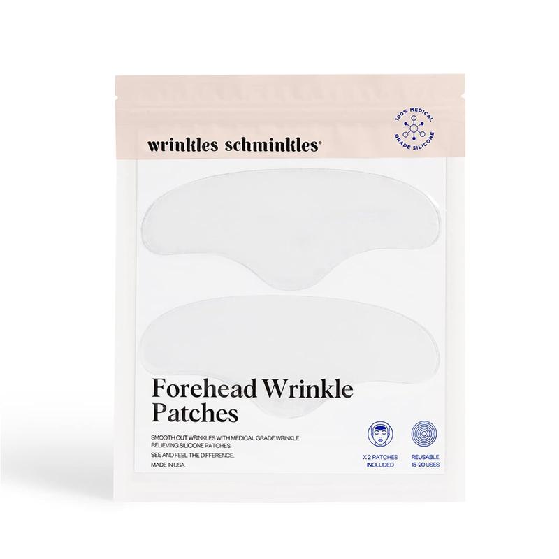 Wrinkles Schminkles Forehead Wrinkle Patches (Reusable Medical Grade Silicone Patches) - Set of 2 Patches Skincare Peel Plastic Smoothing