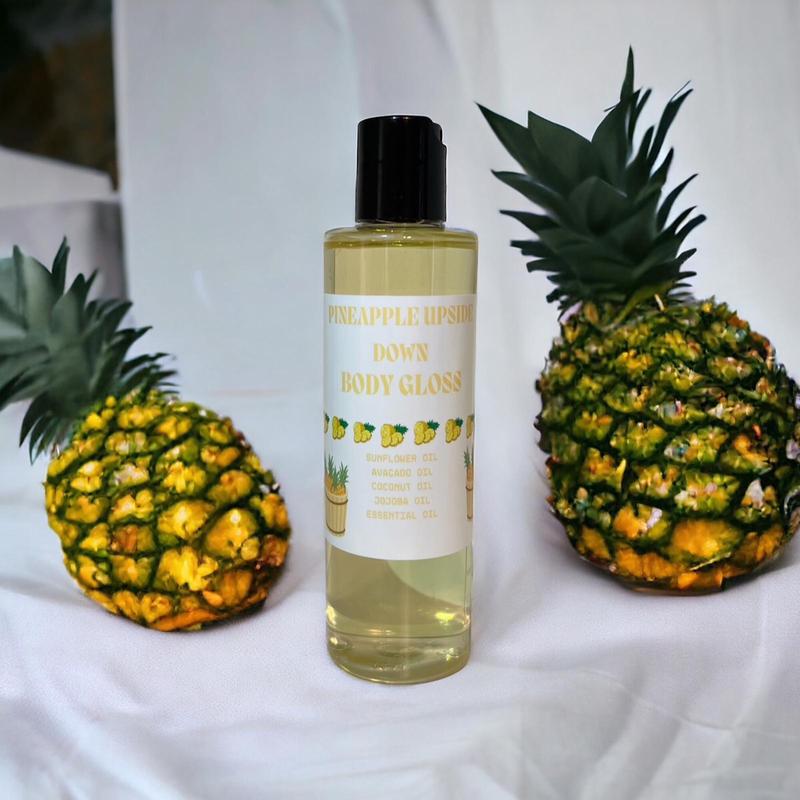 PINEAPPLE UPSIDE DOWN ( Body Oil) Body Gloss Lightweight