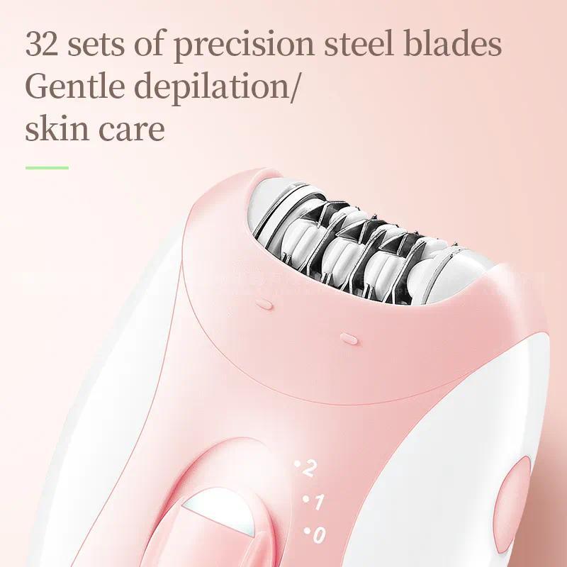 KM-189B Portable Electric Epilator USB Rechargeable Razor Hair Remover Lady Razor for Legs and Bikini