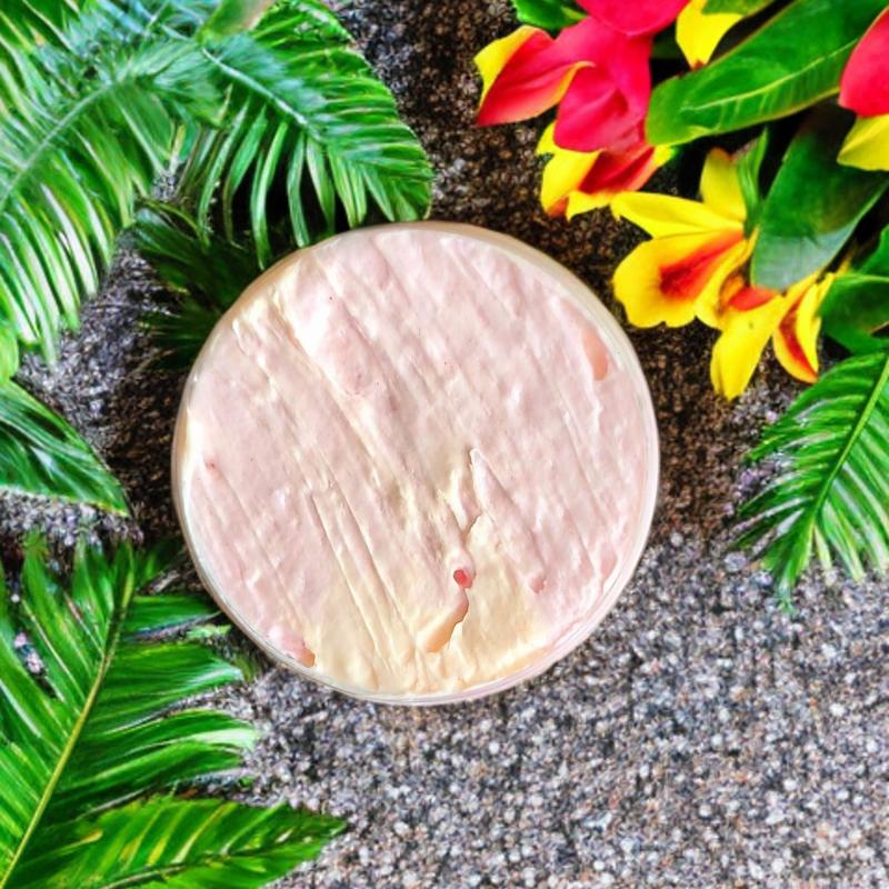 Honolulu Sunrise Whipped Body Soap.Foaming Bath Butter.Body Wash.Shaving Cream.Bath Soap. Moisturizing.(8oz). Body Care.