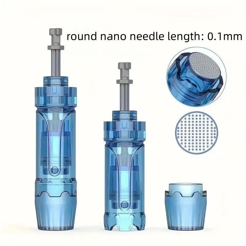 Dr.Pen M8S With 25pcs Round nano replacement cartridges Professional Automatic Wireless  water light introduction pen dr Pen M8S Gifts for women, Mother's Day gifts, holiday gifts（Needle length 0.1mm）