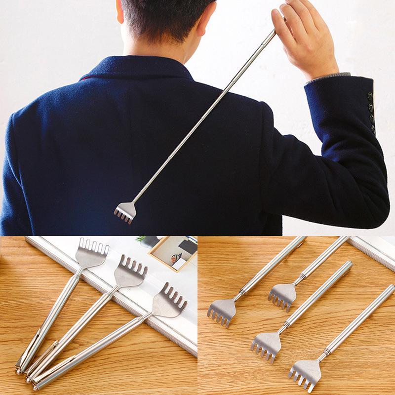 3pcs Multi-size Extendable Claw Design Back Scratcher, Retractable Backscratcher, Adjustable Tickle Stick, Back Massaging Wand, Telescopic Itch Scratching Stick