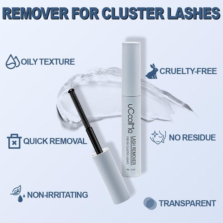 uCoolMe Lash Remover | 5ml Eyelash Remover for Individual DIY Eyelash Extensions at home Gentle False Eyelash Lash Adhensive Remover | Makeup Cosmetic Eyelashes Extensions