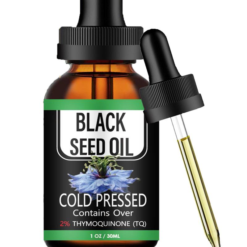 Nourishing Black Seed Oil for Hair, Eyelashes, Nails, Natural Skin Care Oil for Daily Use, Multi-use Skin Care Massage Essential Oil for Face & Body