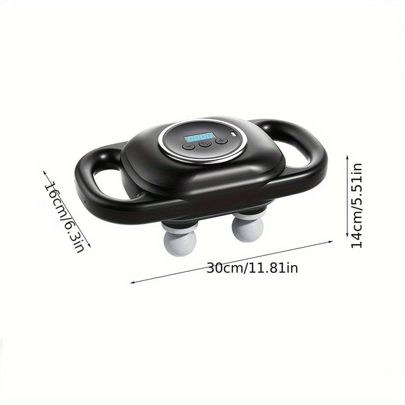 4-head Muscle Massager, Multifunctional Muscle Relaxation Massage Machine, Professional Electric Massager for Home & Gym