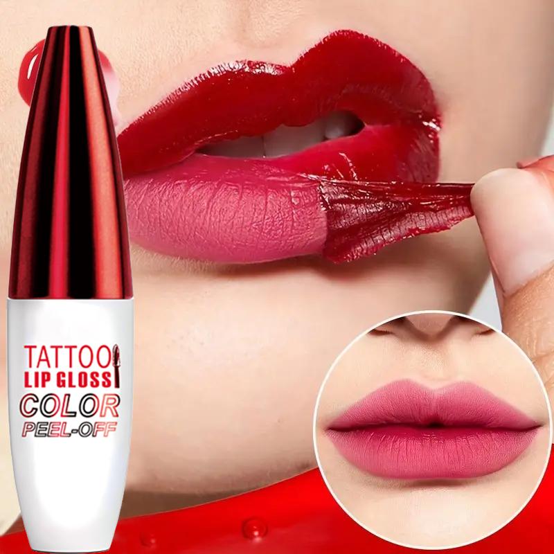 Tear lipstick, Korean lip gloss, natural moisturizing, not easy to fall out, multi-purpose lip and cheek tones, non-stick cup, lightweight, Valentine's Day color bright moisturizing makeup matte lip glaze moisturizing moisturizing Lip Care