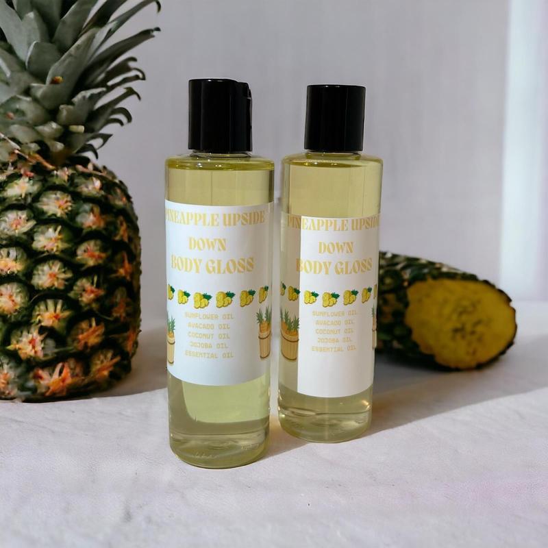 PINEAPPLE UPSIDE DOWN ( Body Oil) Body Gloss Lightweight