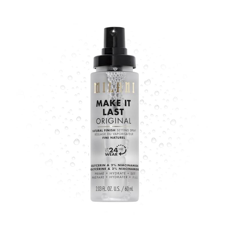 Make It Last Original - Natural Finish Setting Spray 3-in-1 Setting Spray and Primer- Prime + Correct + Set Makeup Finishing Spray and Primer - Long Lasting Makeup Primer and Spray 2.03 Fl. Oz Dewy Radiance Cosmetic