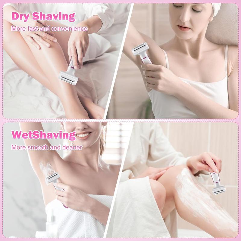 4 in 1 Electric Shaver, 1 Set Multifunctional Women's Hair Removal Instrument, Portable Electric Body and Face Shaver