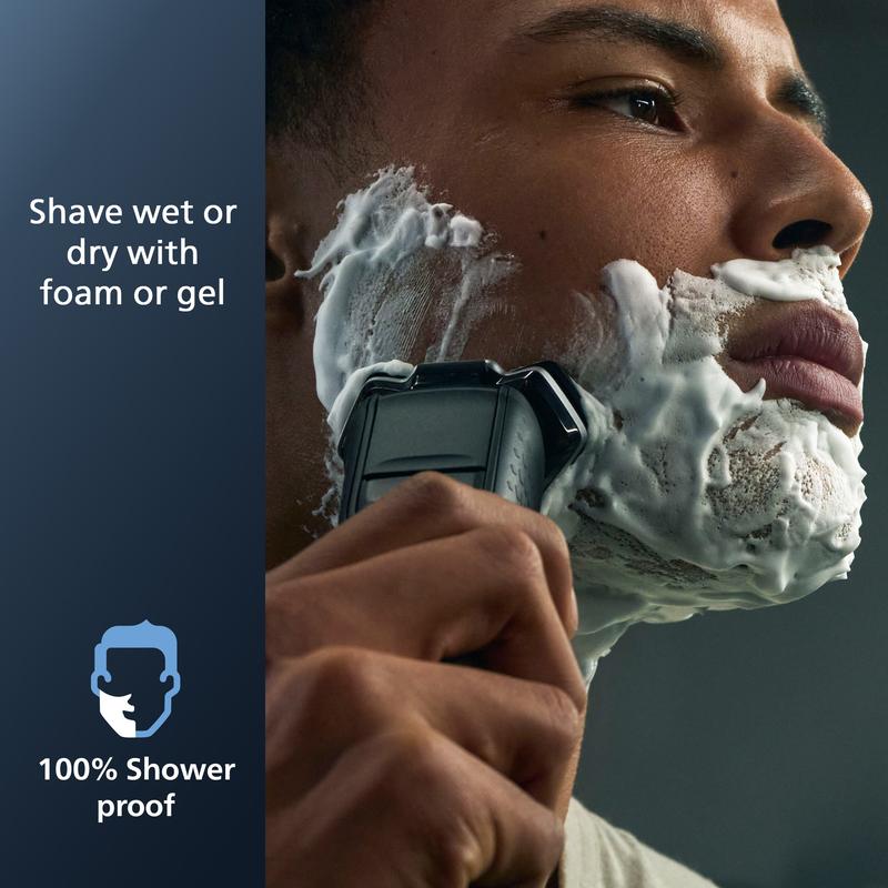 Philips Norelco Shaver 5400, Rechargeable Wet & Dry Shaver with Pop-Up Trimmer, S5880 81 Cordless Facial Cordless Facial Cordless Facial