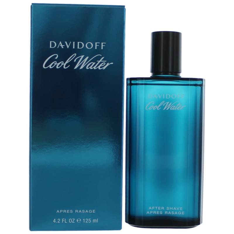 Cool Water by Davidoff for Men 4.2 oz After Shave Splash 100% AUTHENTIC