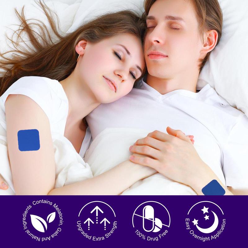 Sleep Patches, 60pcs box Natural Ingredients Sleeping Patches, Easy Overnight Application, Sleep Well and Have Sweet Dreams, Christmas Gift