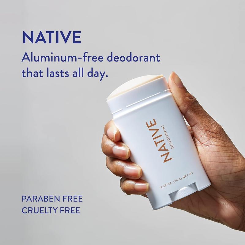 Native Deodorant Contains Naturally Derived Ingredients | Deodorant for Women and Men, Aluminum Free with Baking Soda, Probiotics, Coconut Oil and Shea Butter | Coconut & Vanilla