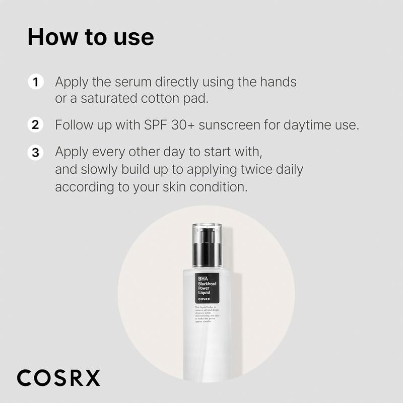 [COSRX OFFICIAL] BHA Blackhead Power Liquid 100ml pore minimizing