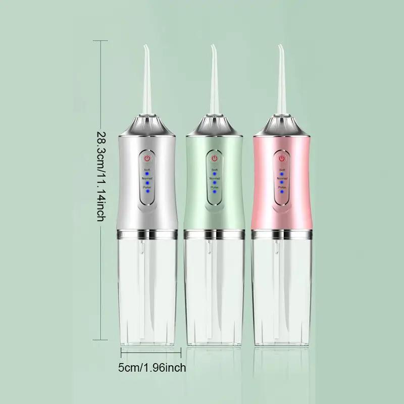 Electric Water Flosser, Portable Rechargeable Oral Irrigator with 4pcs Multifunctional Nozzle for Home & Travel, Personal Oral Care Appliance, Winter & New Year Gift