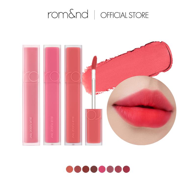 [rom&nd Official Shop] rom&nd Blur Fudge Tint 30g, Matte lipstick lipsatin matte finish long lasting Spreads Easily and Smoothly, korean lip tint