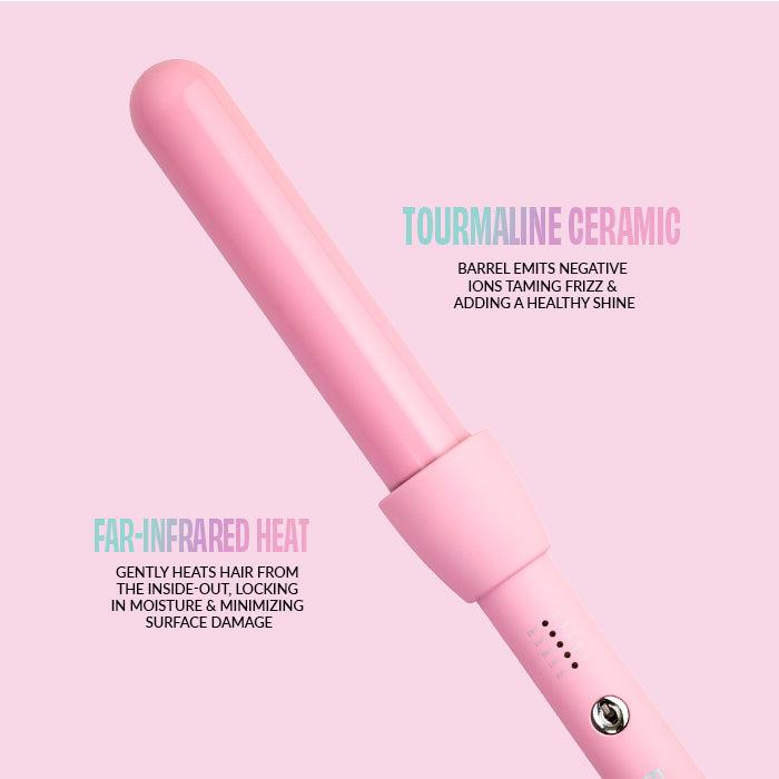 Party Pink Curling Iron - Ceramic Hair Curler