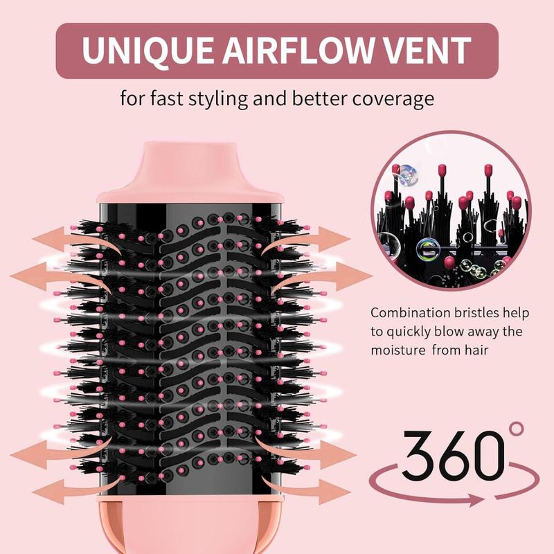 Multifunctional Hair Straightener, Portable Hair Straightening Comb, Hair Styling Tool for Home & Travel, Blowout Dryer Brush, Christmas Gifts