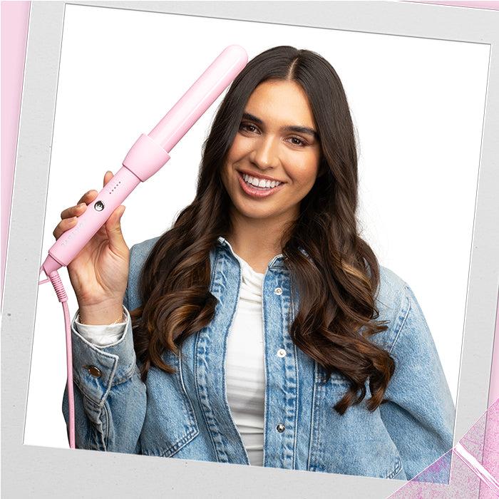 Party Pink Curling Iron - Ceramic Hair Curler