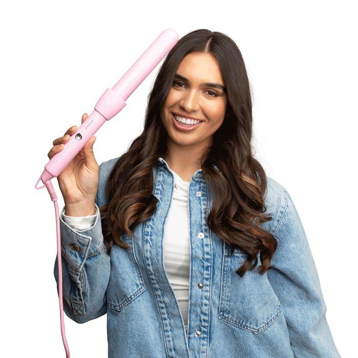 Party Pink Curling Iron - Ceramic Hair Curler