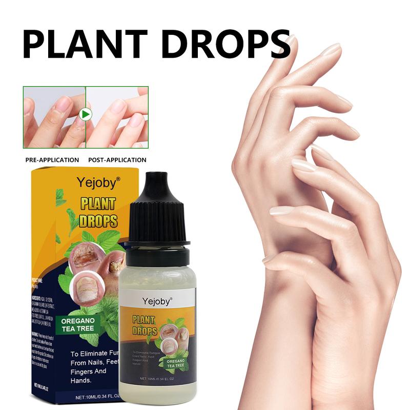 (New) 2024 Plant Drops, Plant Drops Nail Fungus, Plant Drops for Nails Care Moisturizer, Tea Tree, Oregano Oil Nail Support Nail Care Moisturizer for Toenail