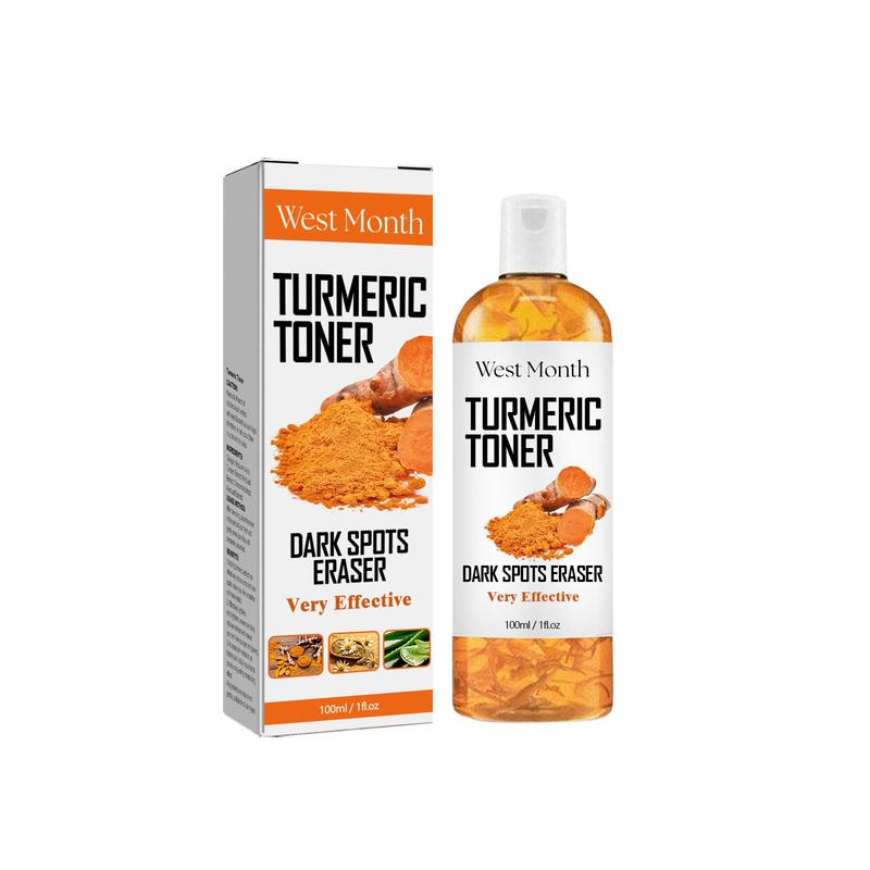 Turmeric Lightening Toner, 1 Box Moisturizing Facial Toner, Hydrating Skincare Product for All Skin Types