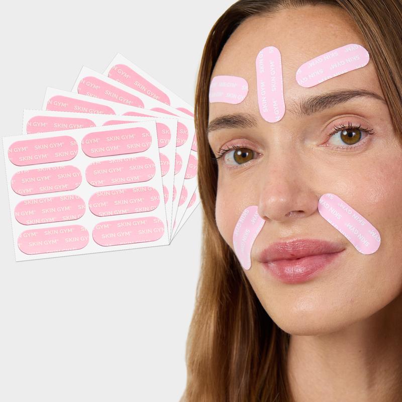 Skin Gym Face Tape for Smoothing and Wrinkle Reduction 128pack Skincare Facial face lift