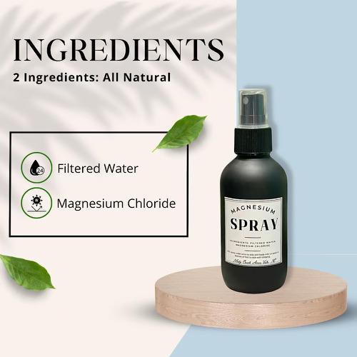 Pure Magnesium Spray - Fragrance-Free and Rejuvenating 4 Ounces Body Care Gentle Soothing Comfort Skin Repair No Scent body care