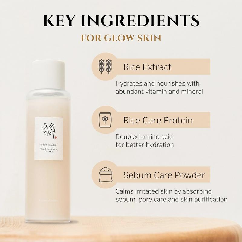 Beauty of Joseon - Glow Replenishing Rice Milk 150ml | INNOVATIVE KOREAN EMULSION TONER BALANCES, CLARIFIES & NOURISHES SKIN