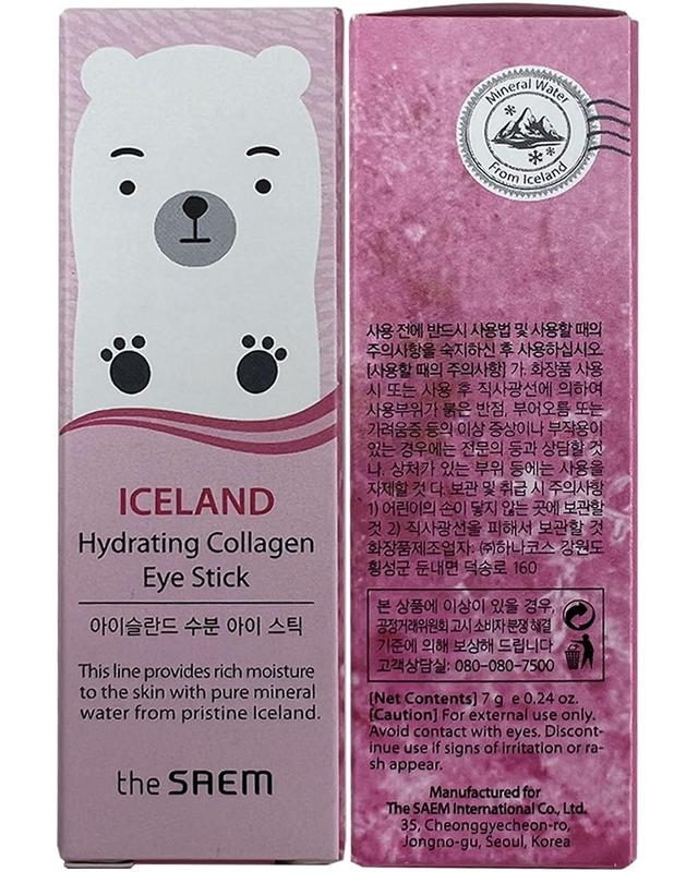 [THE SAEM] Iceland Hydrating Eye Stick 0.24oz Skin Care Moisturize Moisturizer