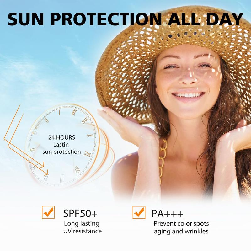 20g Portable Sunscreen Stick, 1 Count Lightweight Sunscreen Stick, Strong UV Protection Stick, Facial Skincare Product for Daily Use