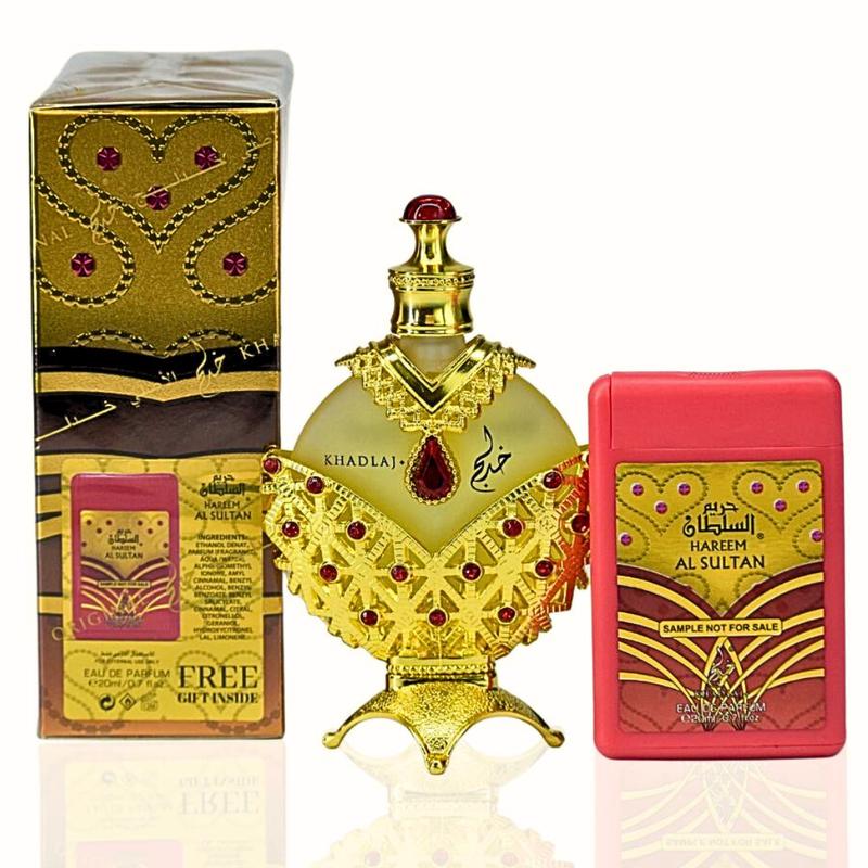 Hareem Al Sultan Gold CPO - 35ML (1.1 OZ) With Free Gift Spray EDP - 20ML (0.7 OZ) by Khadlaj Floral Fragrance