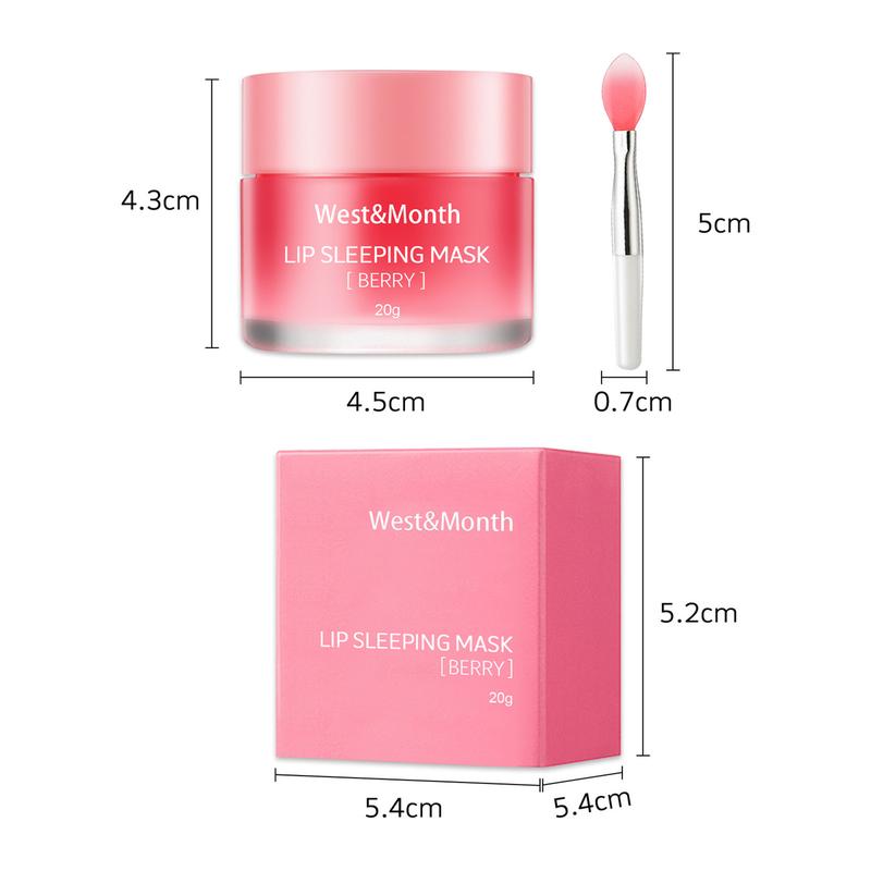 West&Month Night Repair Jelly Lip Mask 20g Lip Peeling Moisturizing Lip Line Lightening Lip Balm Moisture Skincare