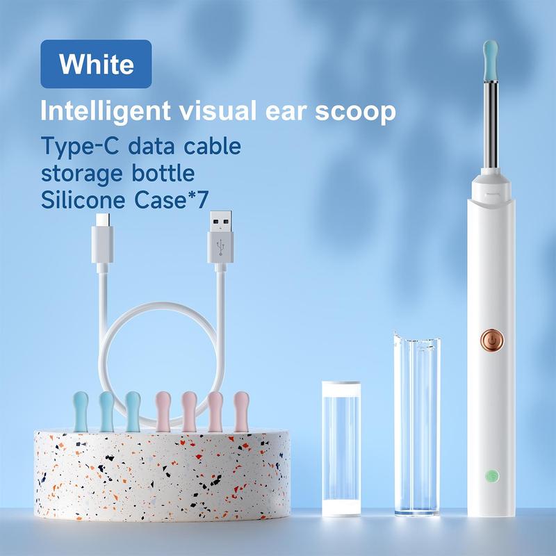 Wireless Visual Earwax Removal Kit, 1 Box Intelligent WiFi Earwax Removal Tool with Light, HD Endoscope Earwax Removal Tool, Ear Cleaning Tool