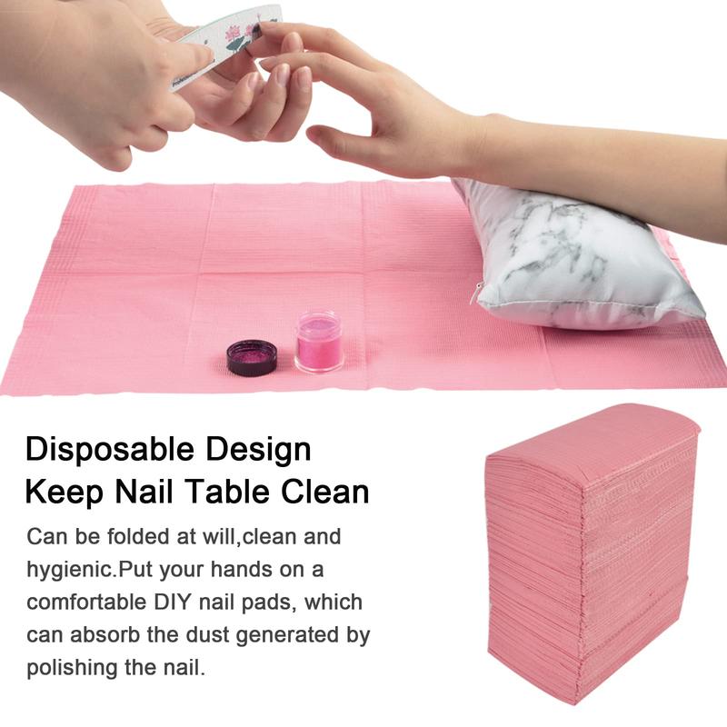 50 125 PCS Disposable Nail Art Table Towels Mat 13