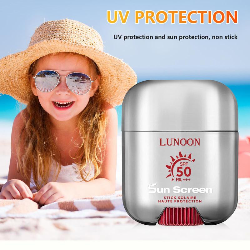 20g Portable Sunscreen Stick, 1 Count Lightweight Sunscreen Stick, Strong UV Protection Stick, Facial Skincare Product for Daily Use