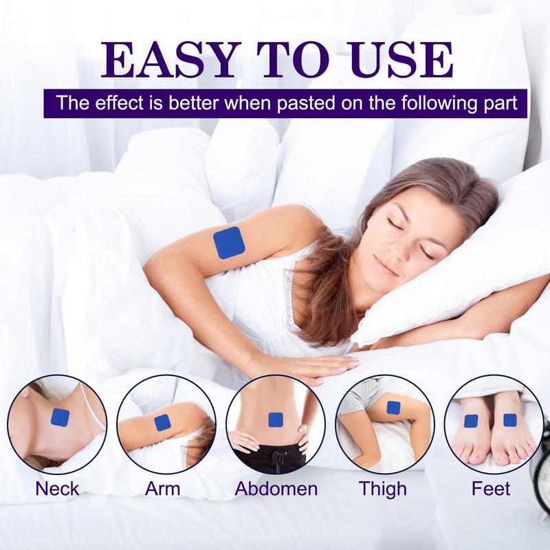 Sleep Aid Patch, 60pcs Deep Relaxation Sleep Patch, Sleep Care Patches, Personal Care Product for Women & Men