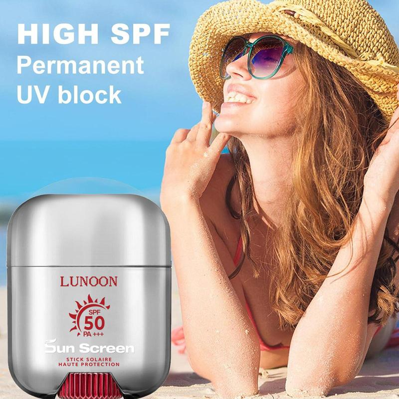 20g Portable Sunscreen Stick, 1 Count Lightweight Sunscreen Stick, Strong UV Protection Stick, Facial Skincare Product for Daily Use