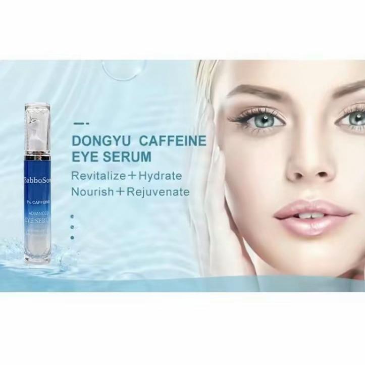 Babbosow 5% CaffeineEyeSerum and Eye Cream eliminatesdarkcircles and puffiness,360°MassageBall helps absorption, reduceswrinklesand fine lines, eliminatespuffiness