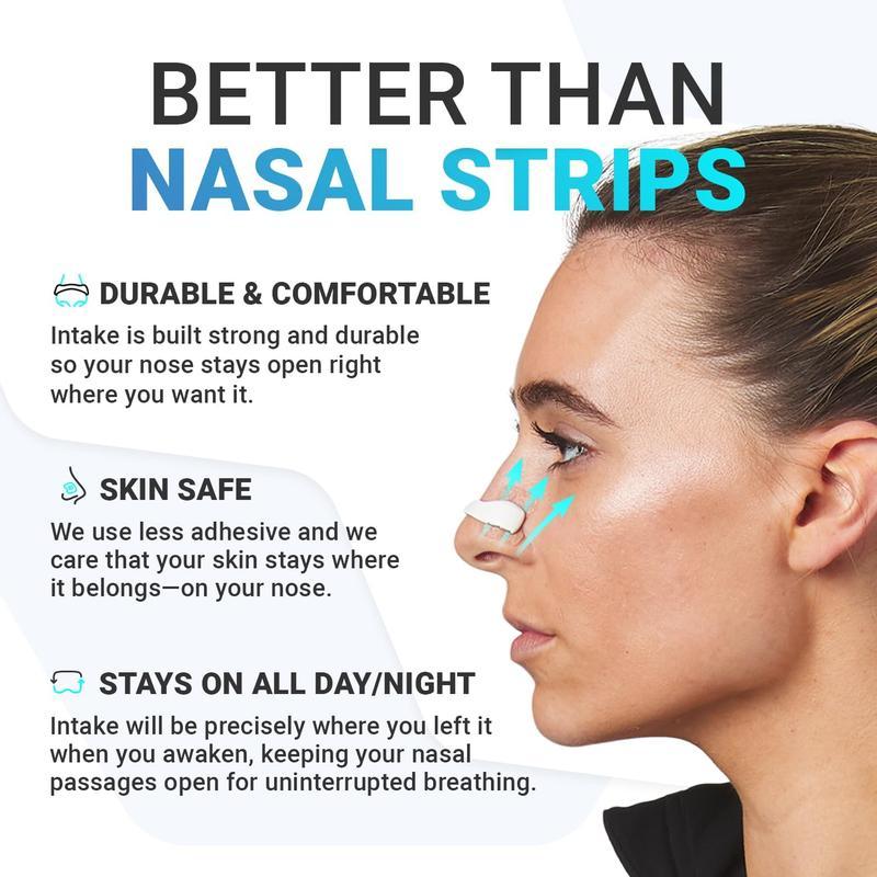 Breathing Nasal Strip Starter Kit (15 Count) - Boost Oxygen Intake, Reduce Snoring, Improve Sleep Quality - Sweat Resistant, Skin Safe Nasal Strips - Extra Strength Snoring Solution