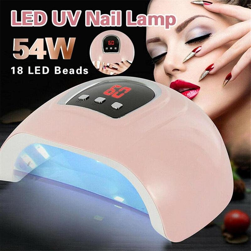 Nail Lamp Nail Art & Nail Care Machine, Portable Nail Dryer, Special Nail Polish Glue Baking Lamp for Nail Art DIY Use, Gentle Manicure Accessories for Home and Salon Use,Gifts for Girlfriends