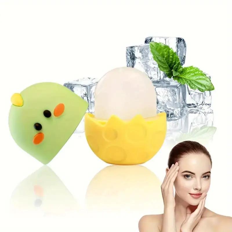 Ice Face Roller, Reusable Facial Massager, Silicone Facial Massage Ice Mold for Naturally Regulates and Tightens The Skin, Face Roller for Skin Care