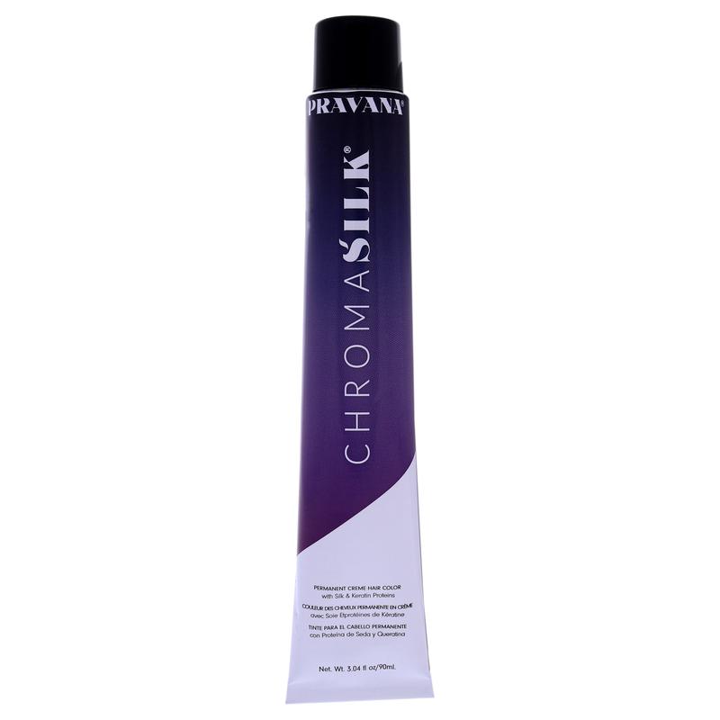 ChromaSilk Creme Hair Color - 7.11 Intense Ash Blonde by Pravana for Unisex - 3 oz Hair Color